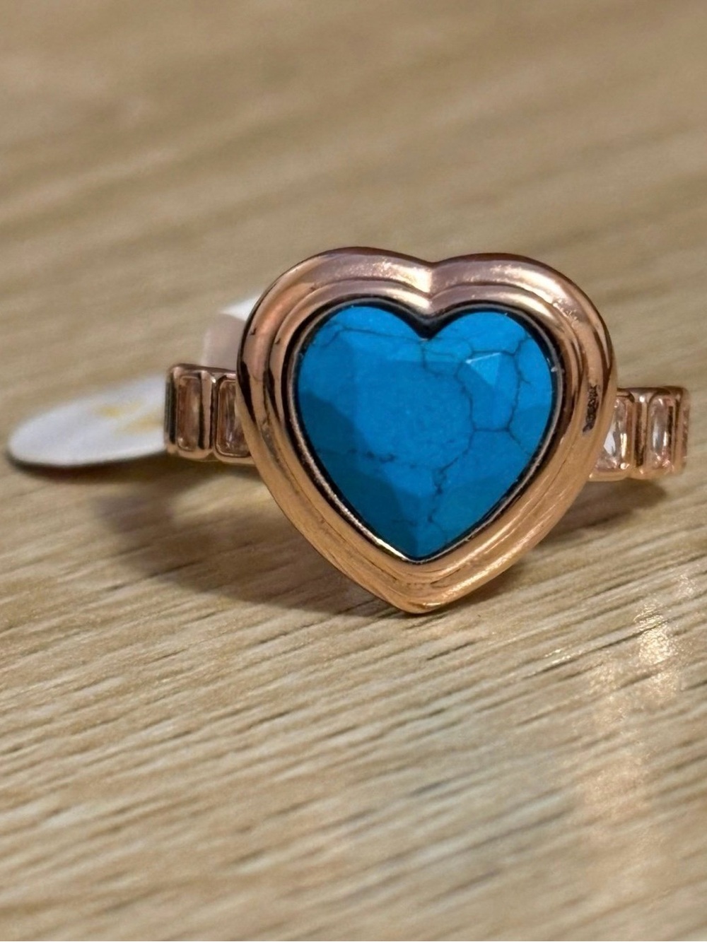 Bomb Party RG97162 Slow Burn Soft Shine Heart Ring Size 7